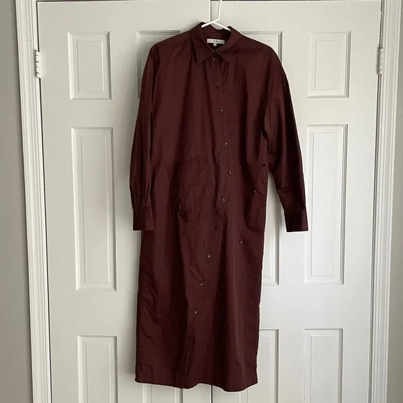 Tibi Lightweight Cotton Sateen Shirtdress - Picture 7 of 12